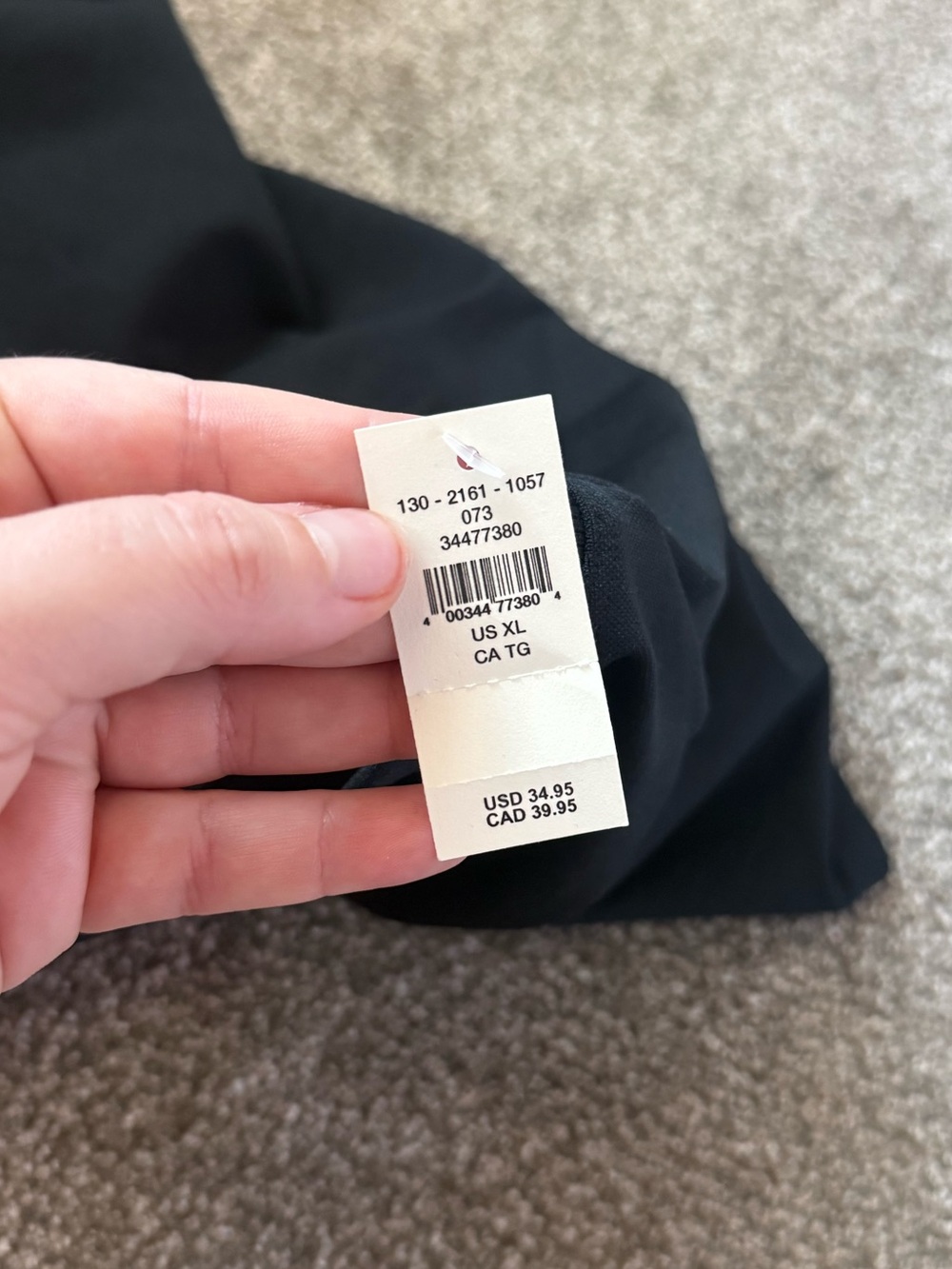 NWT Aerie Black Cropped Stretchy Athletic short Sleeve Top Womens Size XL - Picture 5 of 6